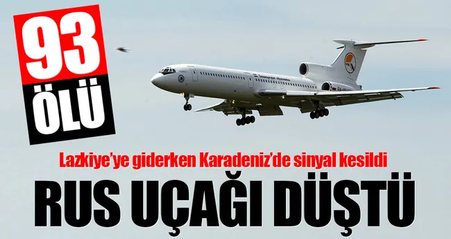 Son dakika haberi: Rus uçağı düştü