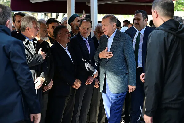 Başkan Erdoğan Hacer Muhterem Coşan'ın cenaze törenine katıldı