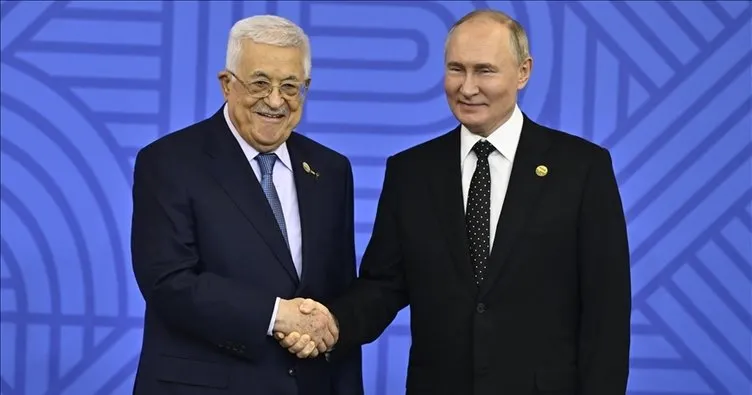 Rusya Devlet Başkanı Putin, Filistin Devlet Başkanı Abbas ile görüştü