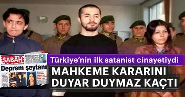 Tazminatı duyunca kaçmış...