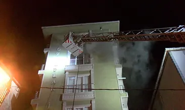 Ümraniye’de 5 katlı binada çıkan yangın söndürüldü