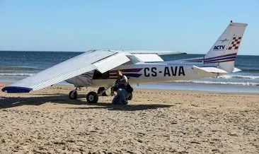 Portekiz’de uçak sahile acil iniş yaptı: 2 ölü!
