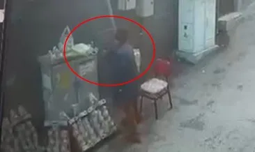 Bursa'da hırsızlık anı kamerada: Tezgahta bıraktığı telefonu böyle çalındı! #bursa