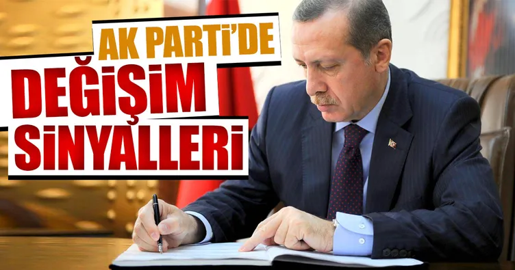 AK Parti’de değişim sinyalleri