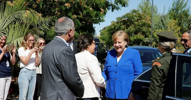 Alman Şansölyesi Merkel Amman’da