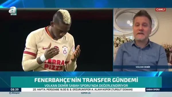 Sabah Gazetesi muhabiri Volkan Demir'den Onyekuru ve Vedat Muriqi açıklaması! | Video