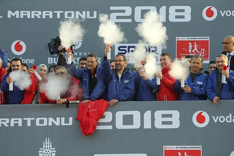 vodafone 40 istanbul maratonu nda
