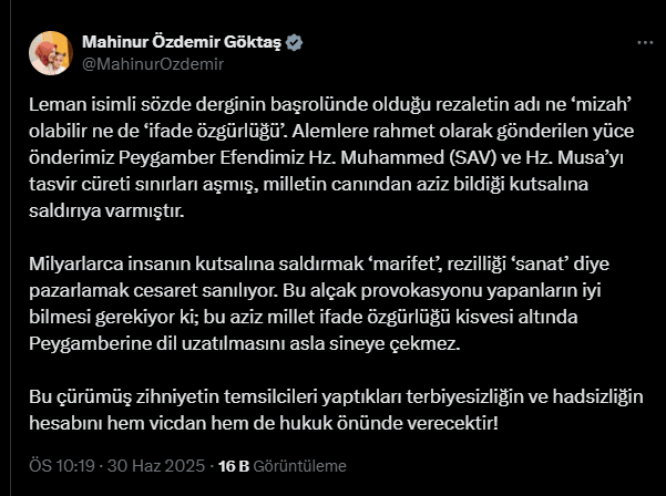 Sosyal medya ayaklandı! Leman Dergisi'ne tepkiler çığ gibi: Kapatılsın