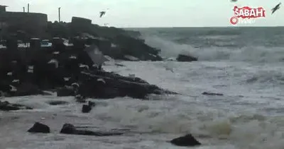 Karadeniz’de dev dalgalar, sahilleri dövüyor | Video