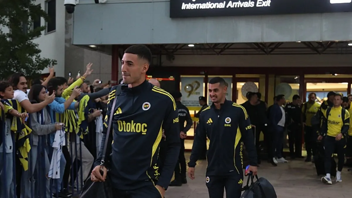 Fenerbahçe'ye Samsun'da coşkulu karşılama