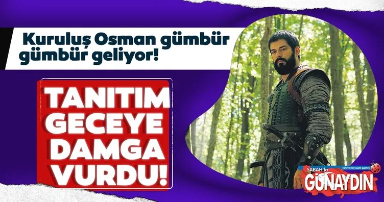 ATV’nin reyting rekorları kıran dizisi Kuruluş Osman gümbür gümbür geliyor