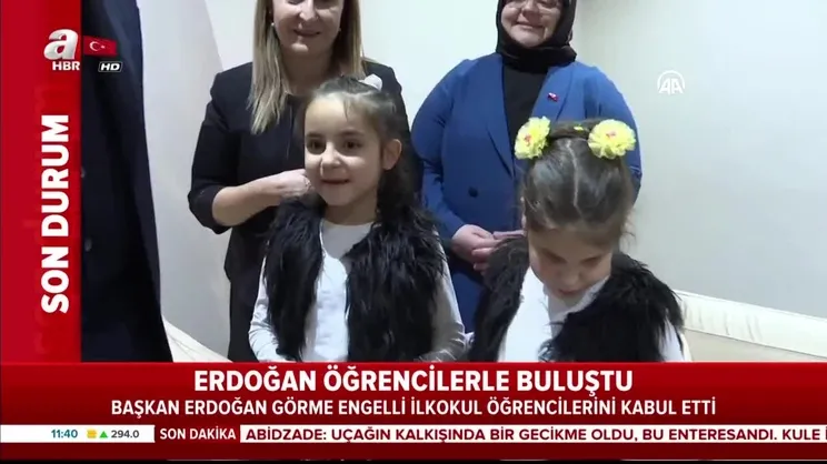 Erdoğan öğrencilerle buluştu