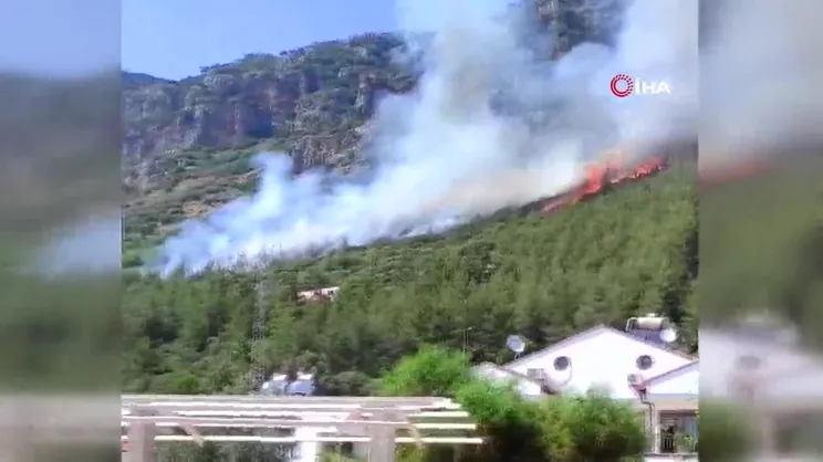 SON DAKİKA: Antalya Kaş'ta orman yangını