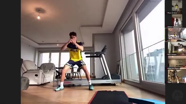 Fenerbahçe antrenmanlarına video kamera sistemi ile devam ediyor