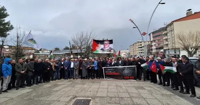 Muş'ta Filistin'e destek platformundan basın açıklaması #mus