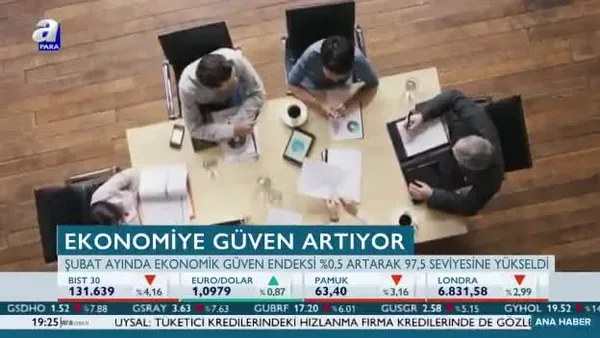 Ekonomiye güven artıyor