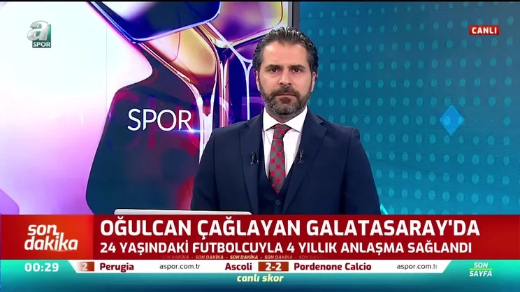 Galatasaray Oğulcan Çağlayan ile 4 yıllık anlaşma sağladı