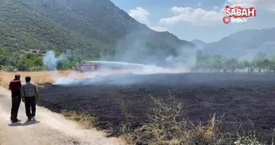 Burdur’da aynı anda iki farklı yerde arazi yangını çıktı | Video