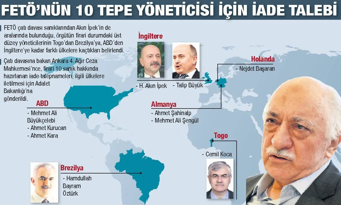 FETÖ’nün firarileri 10 farklı ülkede... - 4
