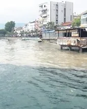 Turistik körfez müsilajla kaplandı