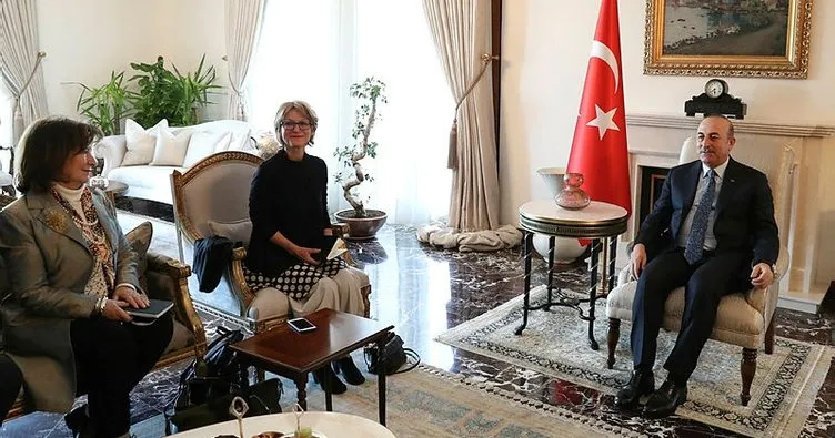 Dışişleri Bakanı Çavuşoğlu, BM raportörü Callamard ile görüştü