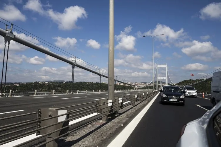 İstanbul’da Fatih Sultan Mehmet Köprüsü’ndeki çalışma sona erdi. Köprü saat 18.00’de ulaşıma açılacak