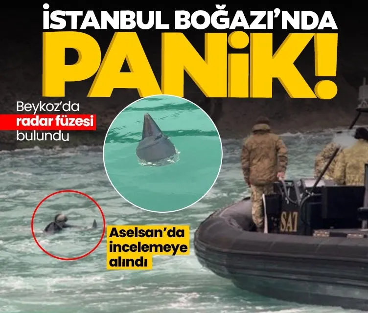 İstanbul Boğazı’nda hareketli anlar: Beykoz’da radar füzesi bulundu!