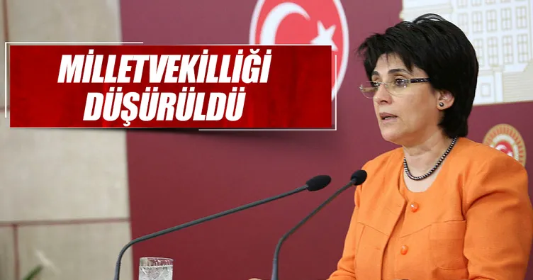 HDP’li Zana’nın vekilliği düştü