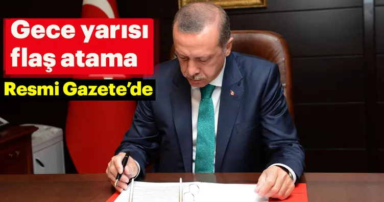 O atamalar Resmi Gazete’de