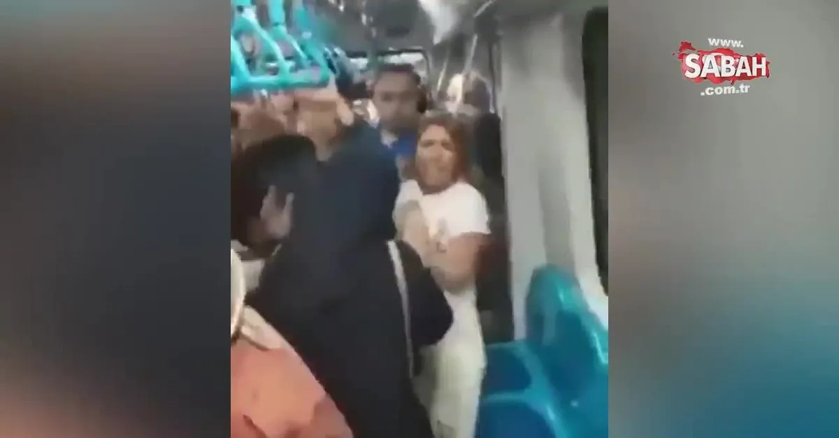 Carsafli Kadina Metroda Cirkin Saldiri Videosunu Izle Son Dakika Haberleri