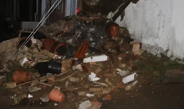 Şişli’de iki katlı ev çöktü