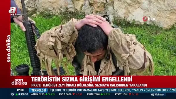 Teröristin sızma girişimi engellendi | Video