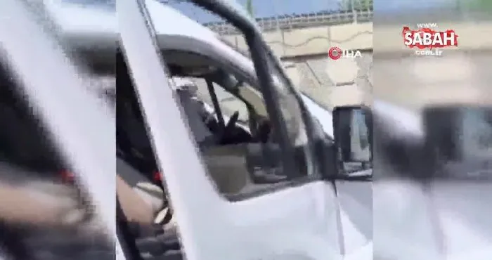 Bursa’da dolmuş şöförlerinin kavgası kamerada | Video
