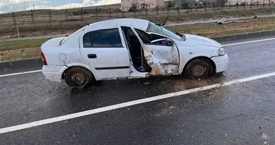 Yağmur kazası! Otomobil takla attı: 2 yaralı #kirikkale