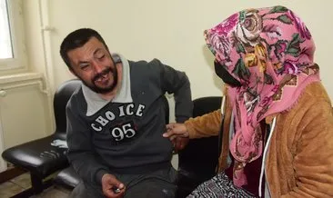 Polisin bulduğu kayıp Ebutalip, karısını görünce hüngür hüngür ağladı