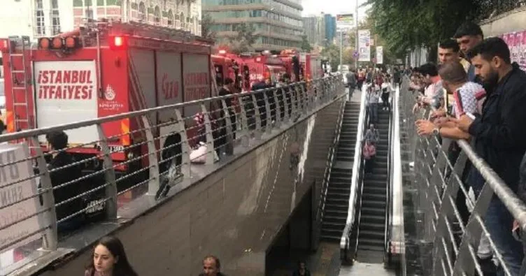 Metroda intihar! Olay nedeniyle metro seferleri durduruldu