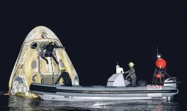 SpaceX’in kapsülü 4 astronotu getirdi