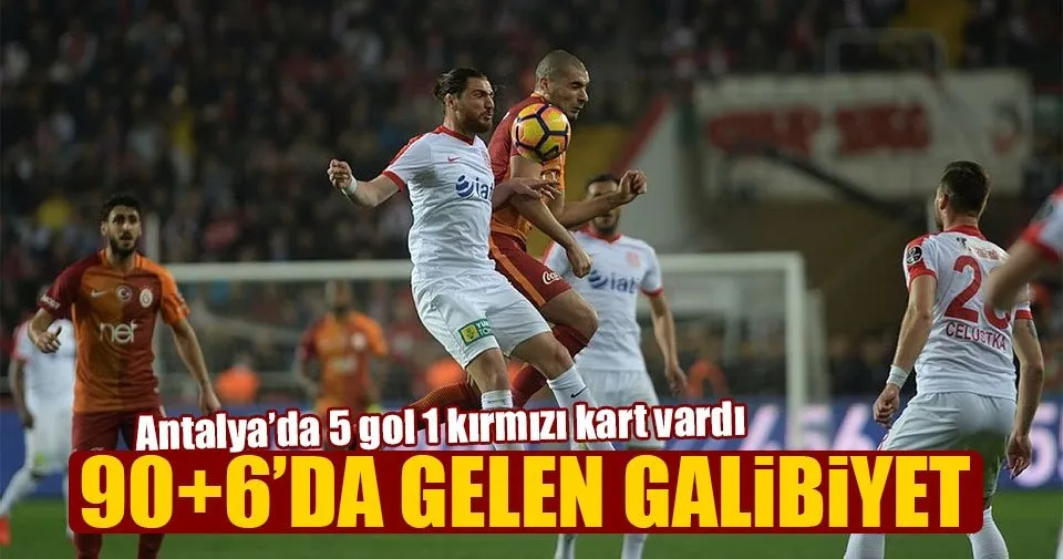 Antalyaspor Galatasaray Mac Sonucu Spor Haberleri