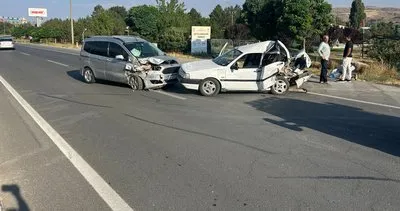 Hurdaya dönen otomobilde sürücü yaralandı #sivas