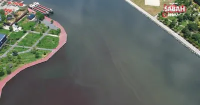 Haliç’te korkutan görüntü: Suyun rengi kahverengiye döndü | Video