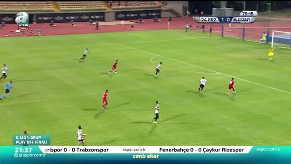 Gol 24 Erzincanspor 2 0 68 Aksaray Belediyespor Videosunu Izle Son Dakika Haberleri
