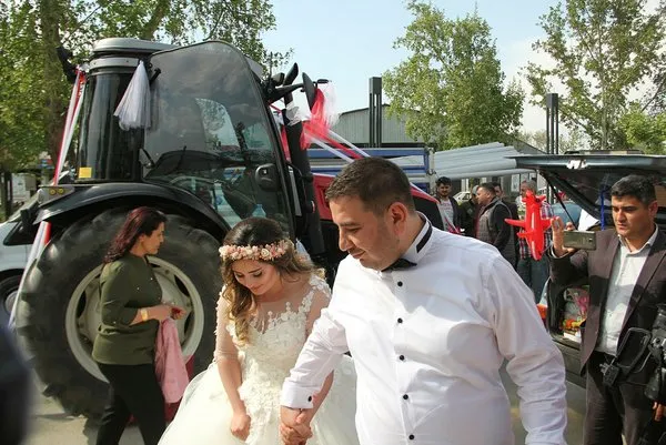 Böyle bir düğün konvoyu görülmedi