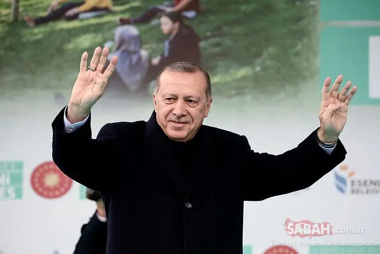 Başkan Recep Tayyip Erdoğan, Esenler’de yapımı tamamlanan 15 Temmuz Millet Bahçesini gezdi