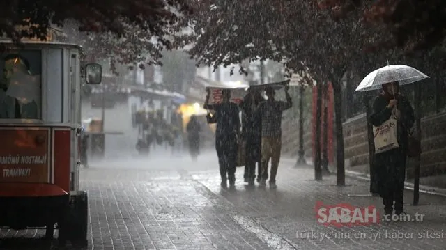Meteoroloji’den son dakika hava durumu ve sağanak yağış uyarısı geldi! İstanbul ve o illerde yaşayanlar dikkat