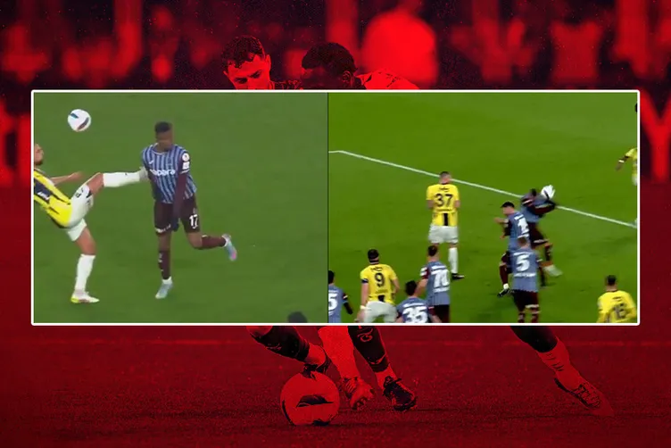 SON DAKİKA: Fenerbahçe-Trabzonspor maçında tartışma yaratan kararlar! Penaltı ve kırmızı kart beklentisi