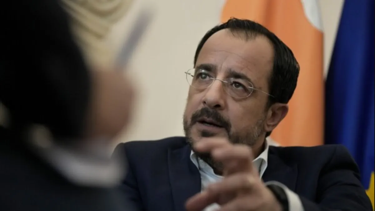 Skandal marş yine sahnede: Rum lider ‘Mağusa’ mesajına eşlik etti Skandal marş yine sahnede: Rum lider ‘Mağusa’ mesajına eşlik etti