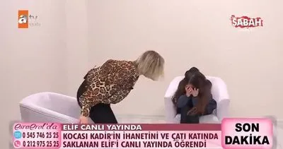 Esra Erol sinirlerine hakim olamadı! Elif canlı yayına çıktı, Türkiye ağladı | Video