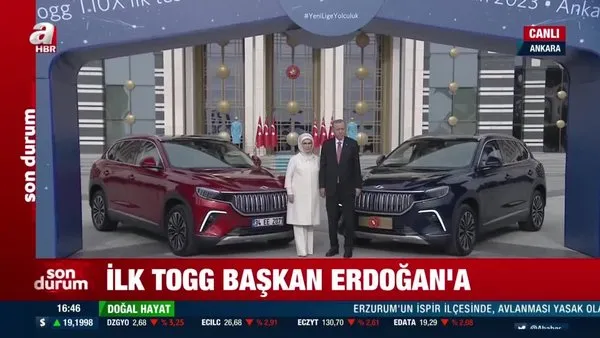 SON DAKİKA: İlk TOGG Başkan Erdoğan’a teslim edildi! | Video