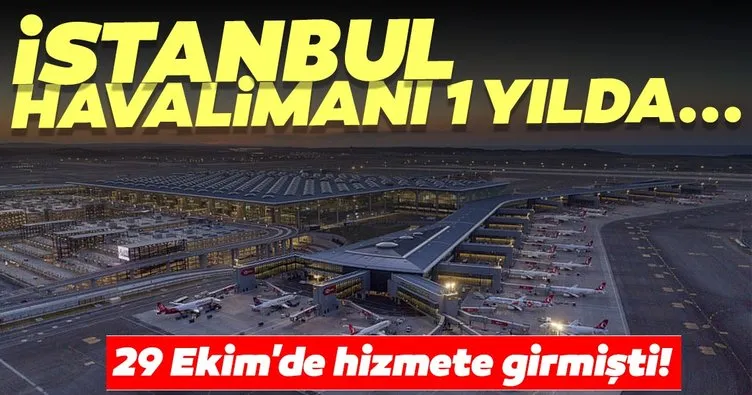 İstanbul Havalimanı’nda hizmet verilen yolcu sayısı 40 milyonu geçti