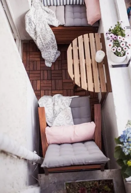 Küçük balkon dekorasyon fikirleri